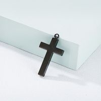 1 Piece Stainless Steel 18K Gold Plated Cross main image 2