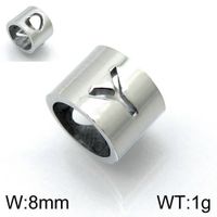 Simple Style Commute Solid Color Stainless Steel Charms Jewelry Accessories sku image 25