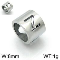 Simple Style Commute Solid Color Stainless Steel Charms Jewelry Accessories sku image 26