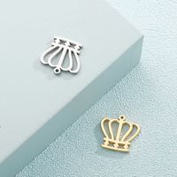 1 Piece Stainless Steel 18K Gold Plated Crown main image 2