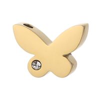 1 Piece Stainless Steel 18K Gold Plated Butterfly main image 6