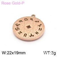 1 Piece Stainless Steel 18K Gold Plated Solid Color sku image 3