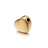 1 Piece Stainless Steel 18K Gold Plated Heart Shape main image 1