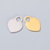 1 Piece Stainless Steel 18K Gold Plated Solid Color main image 6