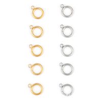 1 Set Stainless Steel 18K Gold Plated Solid Color main image 3