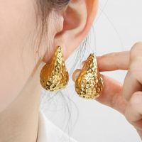 1 Pair Basic Solid Color Titanium Steel 18K Gold Plated Ear Studs main image 8