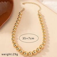 Punk Simple Style Solid Color Alloy Plating Gold Plated Women's Pendant Necklace sku image 4