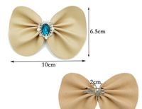 Bow Knot Shoe Accessories Pu Leather Winter Summer Spring Shoe Buckle sku image 1