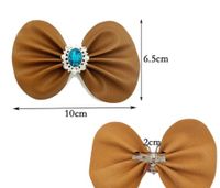 Bow Knot Shoe Accessories Pu Leather Winter Summer Spring Shoe Buckle sku image 5
