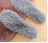 Solid Color Shoe Accessories Artificial Wool Winter Insoles sku image 1