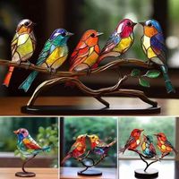 Cute Branch Bird Arylic Ornaments Artificial Decorations main image 1