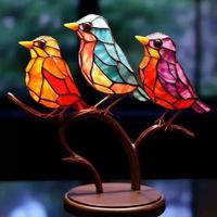Cute Branch Bird Arylic Ornaments Artificial Decorations main image 4