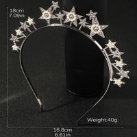 Women's Sweet Simple Style Star Imitation Pearl Inlaid Pearls Hair Band main image 2
