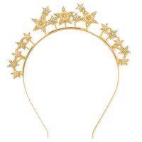 Frau Süss Einfacher Stil Stern Imitationsperle Eingelegte Perlen Haarband main image 5