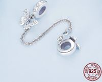 Simple Style - Butterfly Sterling Silver Plating Jewelry Accessories main image 1