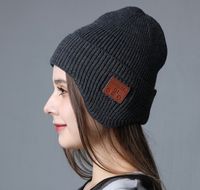 Fashion Autumn And Winter Men's Women's Ear-covering Bluetooth Headset Music Hat sku image 1