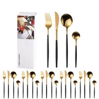 Casual Color Block Stainless Steel Tableware 1 Set main image 1