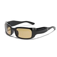 Retro Color Block Ac Square Full Frame Men's Sunglasses main image 4