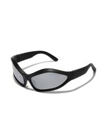 Y2k Retro Punk Solid Color Pc Special-shaped Mirror Full Frame Men's Sunglasses sku image 2