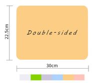 1 Piece Solid Color Class Learning School Melamine Casual Handwriting Board main image 3