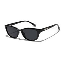 Hip-hop Streetwear Solid Color Ac Cat Eye Full Frame Women's Sunglasses main image 4