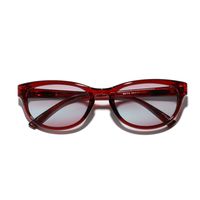 Hip-hop Streetwear Solid Color Ac Cat Eye Full Frame Women's Sunglasses main image 5