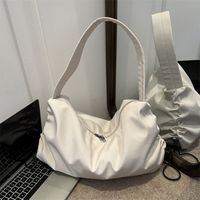 Women's Nylon Solid Color Classic Style Square Zipper Shoulder Bag main image 4