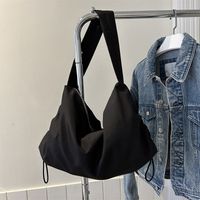 Women's Nylon Solid Color Classic Style Square Zipper Shoulder Bag main image 6