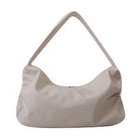 Women's Nylon Solid Color Classic Style Square Zipper Shoulder Bag sku image 3