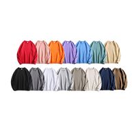 Women's Men's Solid Color Streetwear Long Sleeve Loose Round Neck main image 3