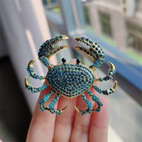 Cartoon Style Crab Alloy Plating Women's Brooches main image 5