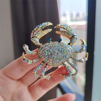 Cartoon Style Crab Alloy Plating Women's Brooches main image 4