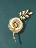 Simple Style Flower Copper Women's Brooches main image 3
