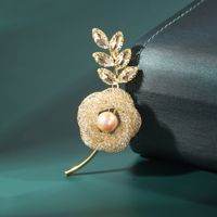 Simple Style Flower Copper Women's Brooches sku image 2