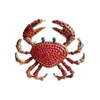 Cartoon Style Crab Alloy Plating Women's Brooches main image 2
