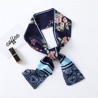 Women's Simple Style Commute Color Block Polyester Printing Silk Scarf sku image 7