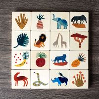 ألعاب التعلم طفل صغير (3-6 سنوات) حيوان خشب لعب sku image 1