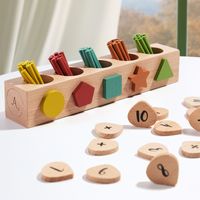 Lernspielzeug Kleinkind (3-6 Jahre) Brief Holz Spielzeug sku image 1