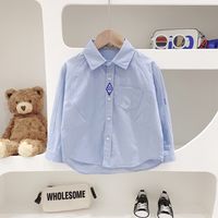 Basic Solid Color Cotton T-shirts & Shirts main image 3