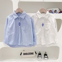 Basic Solid Color Cotton T-shirts & Shirts main image 4