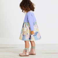 Cute Cartoon Cotton Girls Dresses main image 1