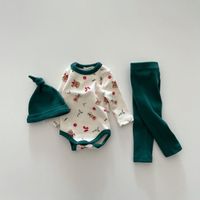 Einfacher Stil Tier Baumwolle Baby Kleidung Sets main image 2