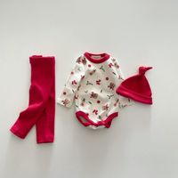 Einfacher Stil Tier Baumwolle Baby Kleidung Sets sku image 11