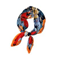 Women's Cartoon Style Simple Style Color Block Polyester Printing Silk Scarf main image 2