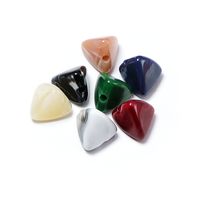 1 Piece 13mm Hole 2~2.9mm Plastic Resin Solid Color Beads main image 1