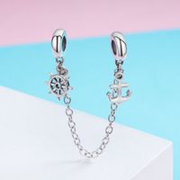 Simple Style Classic Style Flower Sterling Silver Inlay Zircon Charms Jewelry Accessories sku image 1