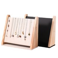Simple Style Classic Style Color Block Wood Jewelry Rack main image 4