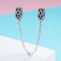 Simple Style Classic Style Flower Sterling Silver Inlay Zircon Charms Jewelry Accessories sku image 6