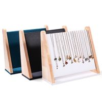 Simple Style Classic Style Color Block Wood Jewelry Rack main image 1