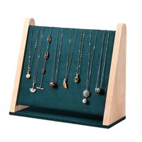 Simple Style Classic Style Color Block Wood Jewelry Rack main image 2